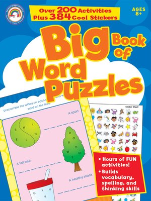 cover image of Big Book of Word Puzzles, Grades 3 - 6